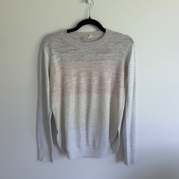 Moth Sweaters - Moth Anthropologie Women Small Colorblock Metallic Rayon Blend Sweater